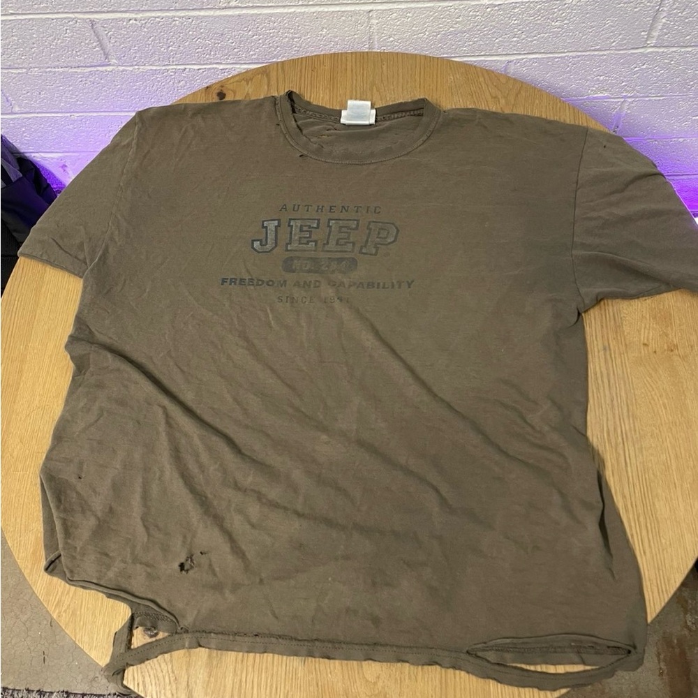 Jeep Men's Classic Brown Tee